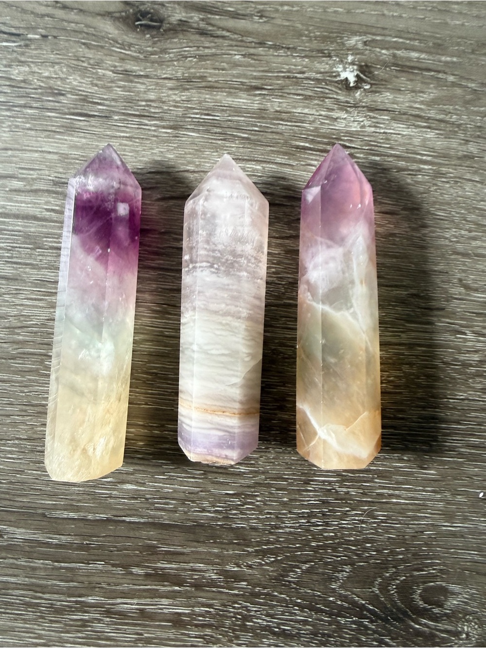 Polished Fluorite Point Towers